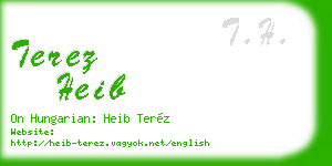 terez heib business card